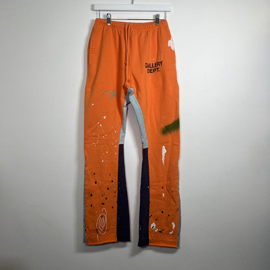 Gallery Dept Orange Flare Sweats Size S