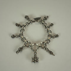 Chrome Hearts Multi Motif Charm Bracelet