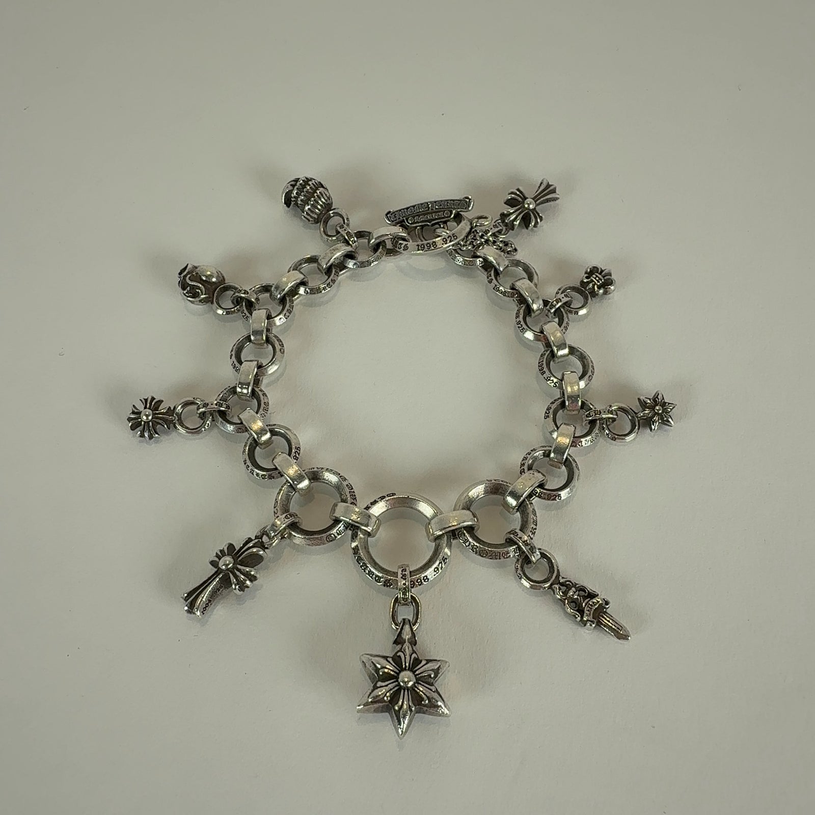 Chrome Hearts Multi Motif Charm Bracelet