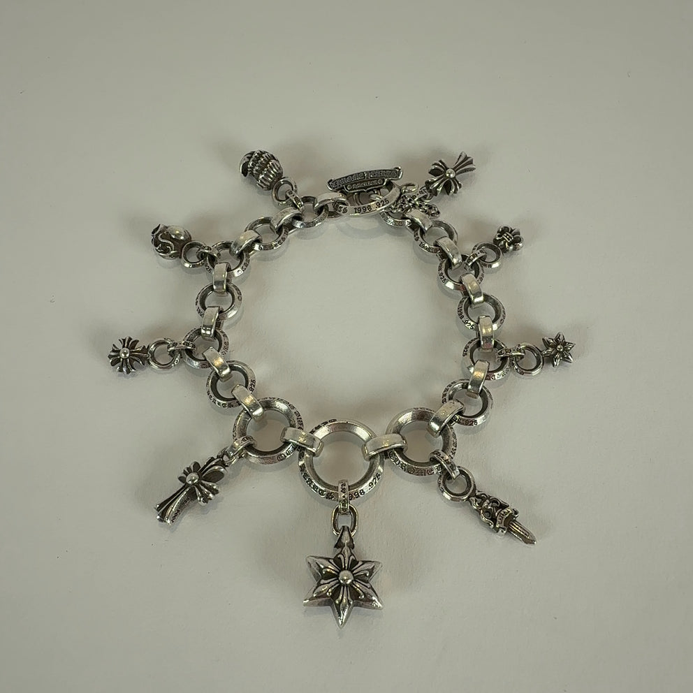 Chrome Hearts Multi Motif Charm Bracelet