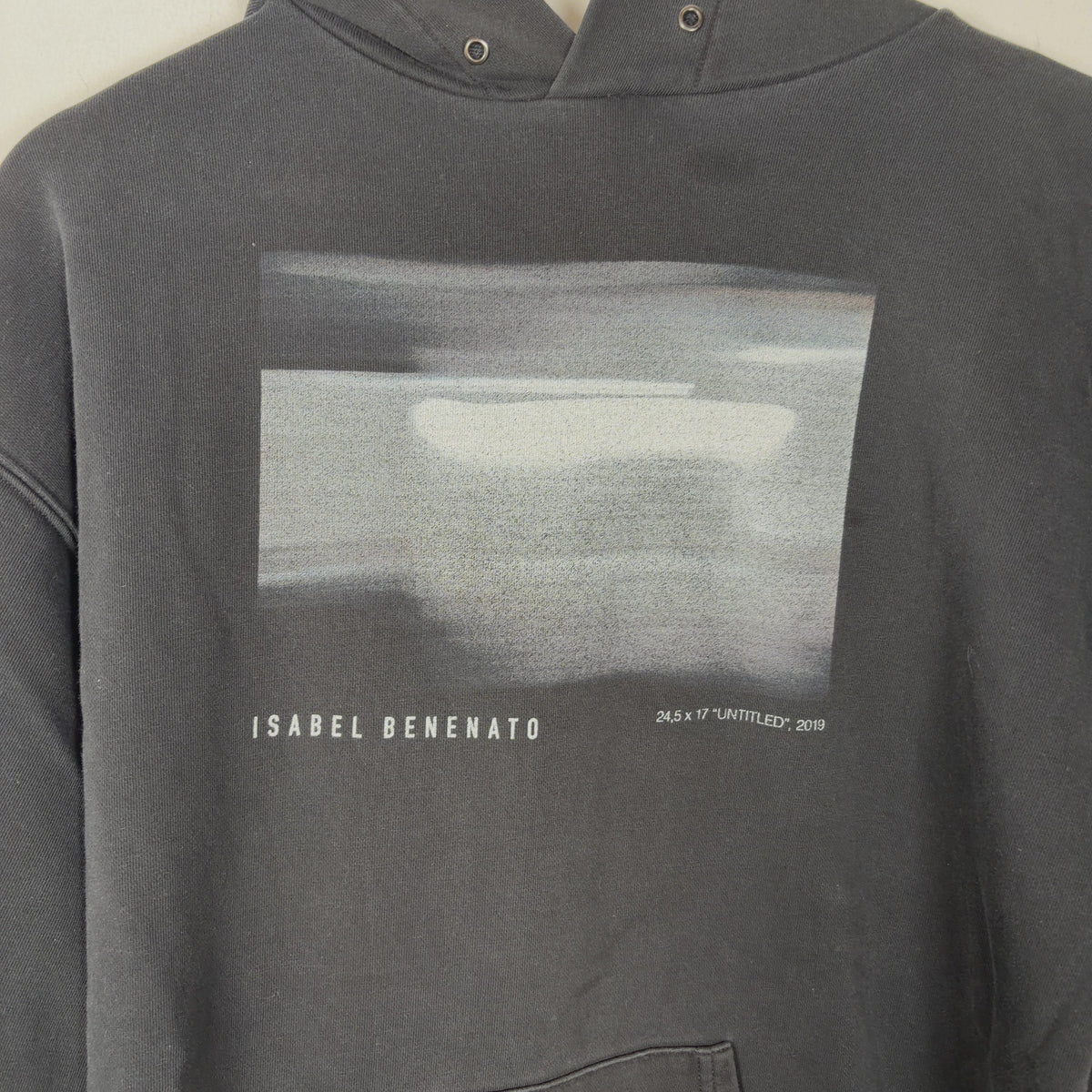 Isabell Benenato Untitled Graphic Pull-Over Hoodie