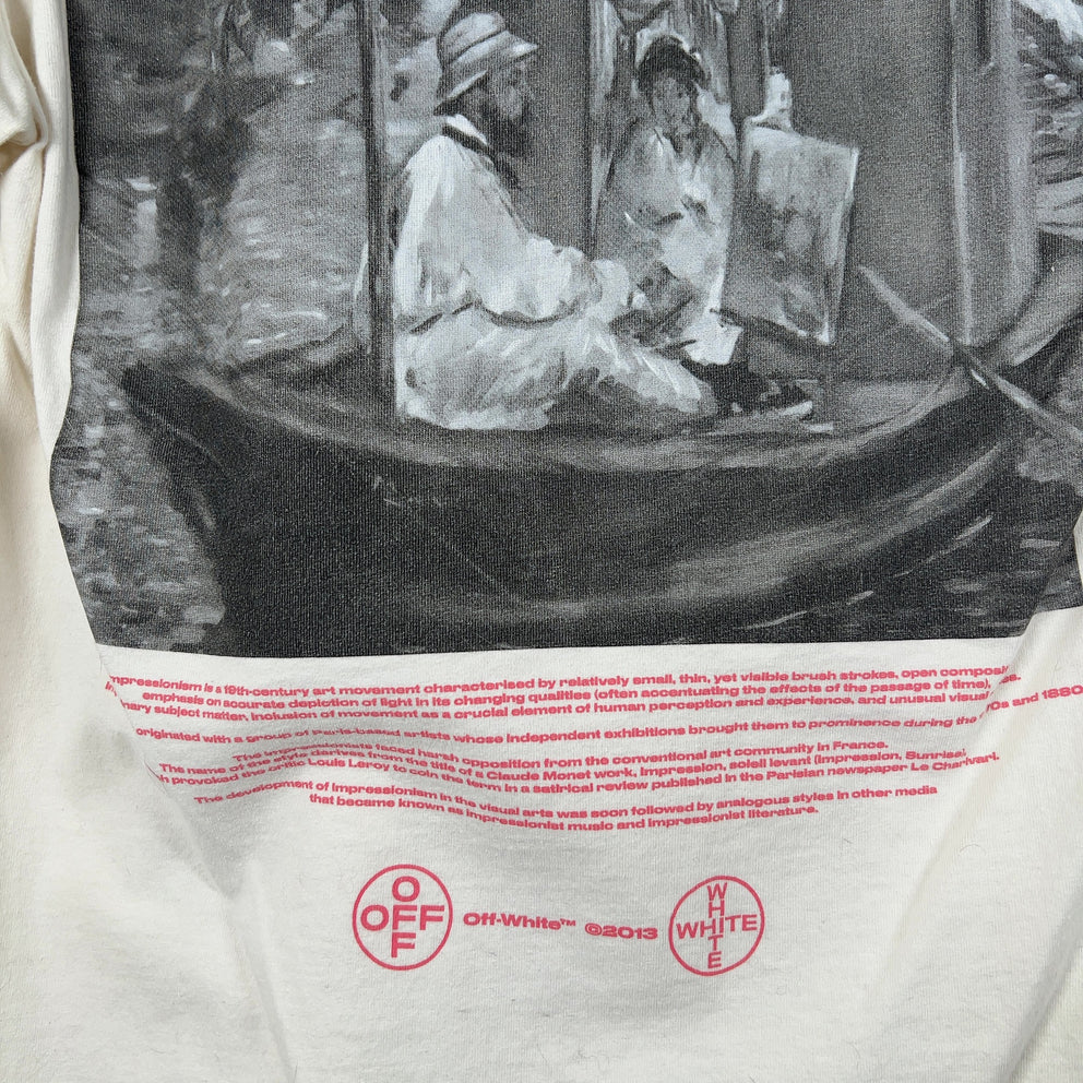 Off-White 'Impressions' Long-Sleeve T-Shirt Size L
