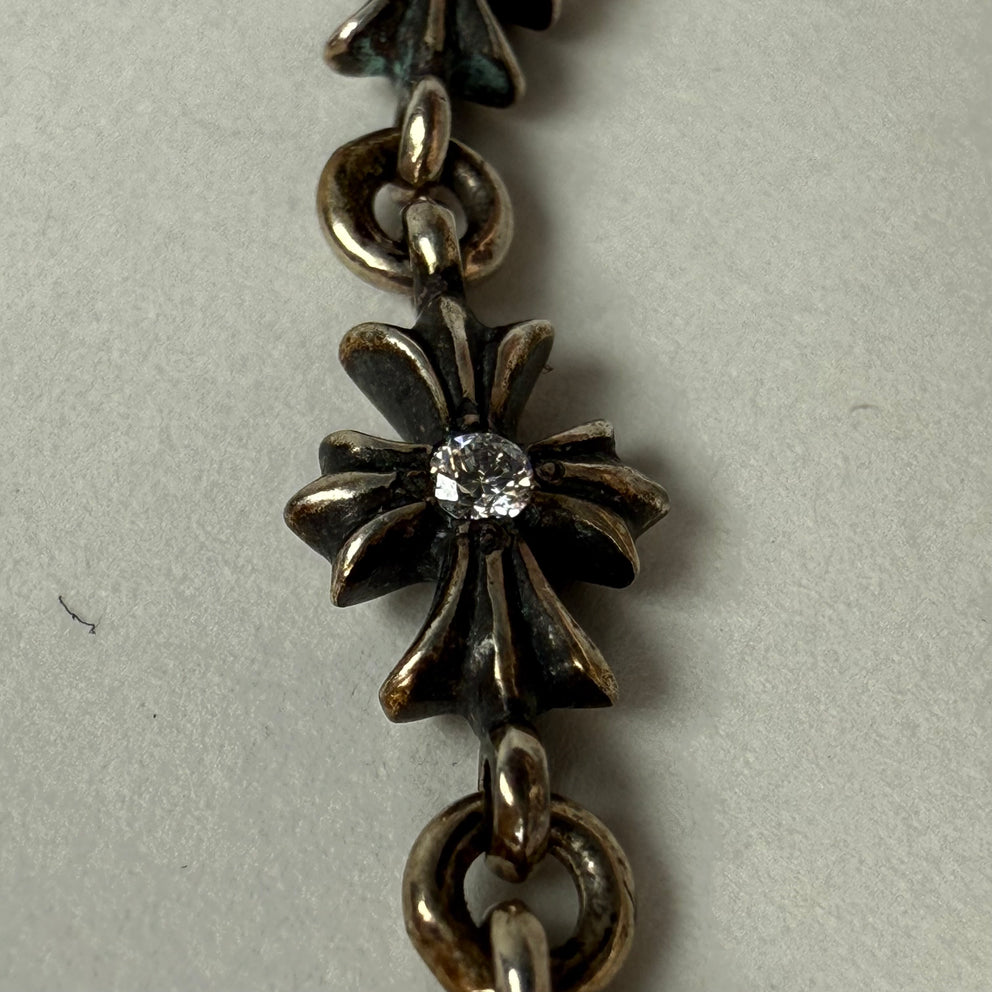 Chrome Hearts Tiny E .925 Diamond Earring