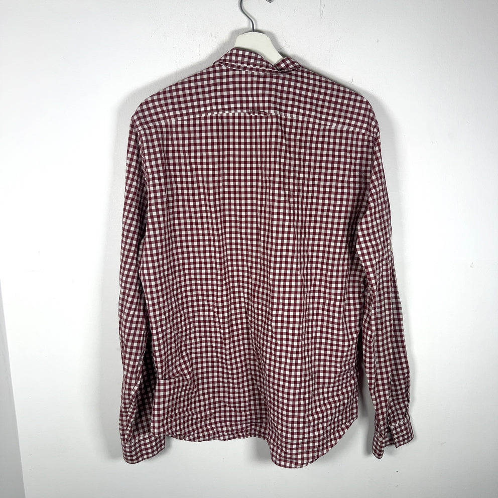 Burberry Gingham Button Up Shirt