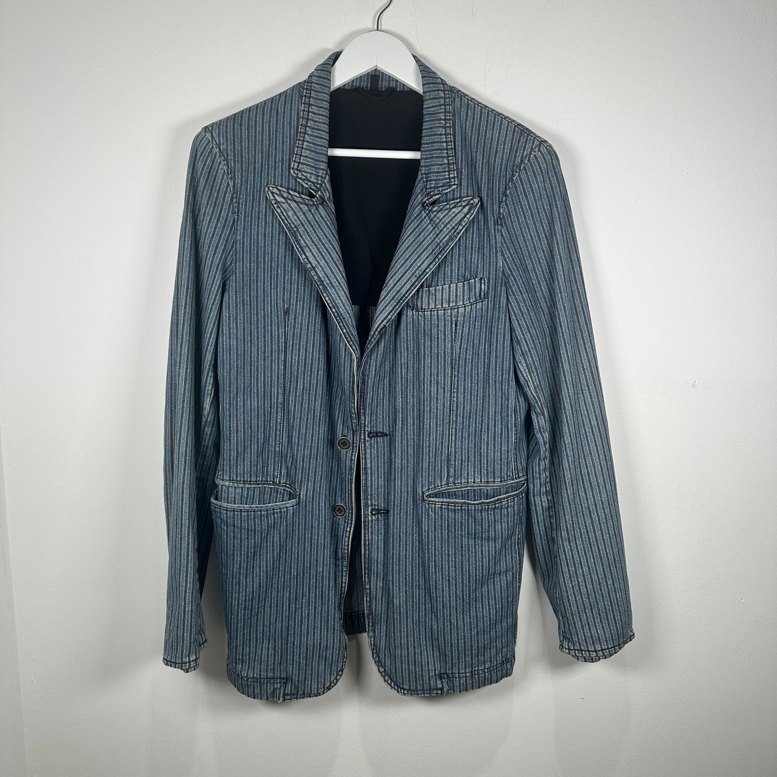 Balenciaga FW02 Denim Blazer Size M