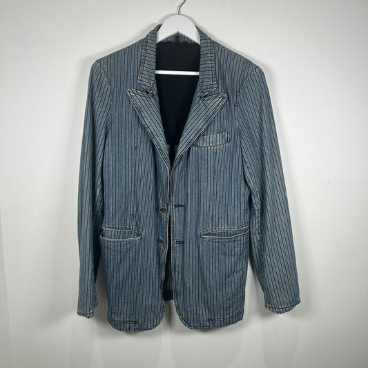 Balenciaga FW02 Denim Blazer Size M