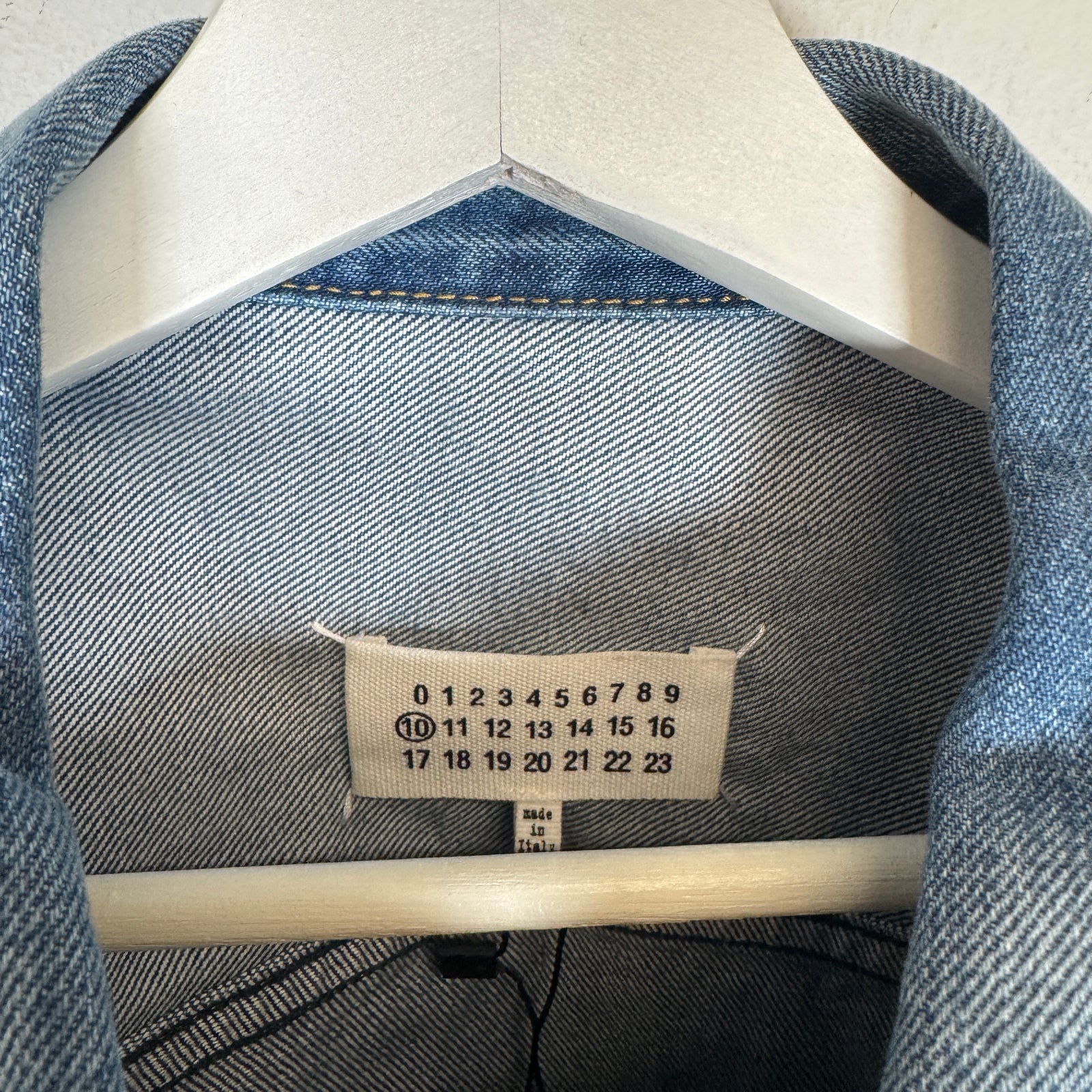 Maison Margiela SS21 Vintage Wash Denim Jacket Size 52