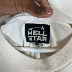 Hellstar White CTRLALT Repent T-Shirt Size L
