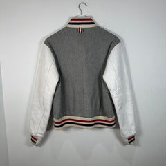 Thom Browne Grey Varsity Jacket Size 0