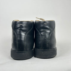 Maison Margiela Black Paint Splatter High Top Gats Size 45