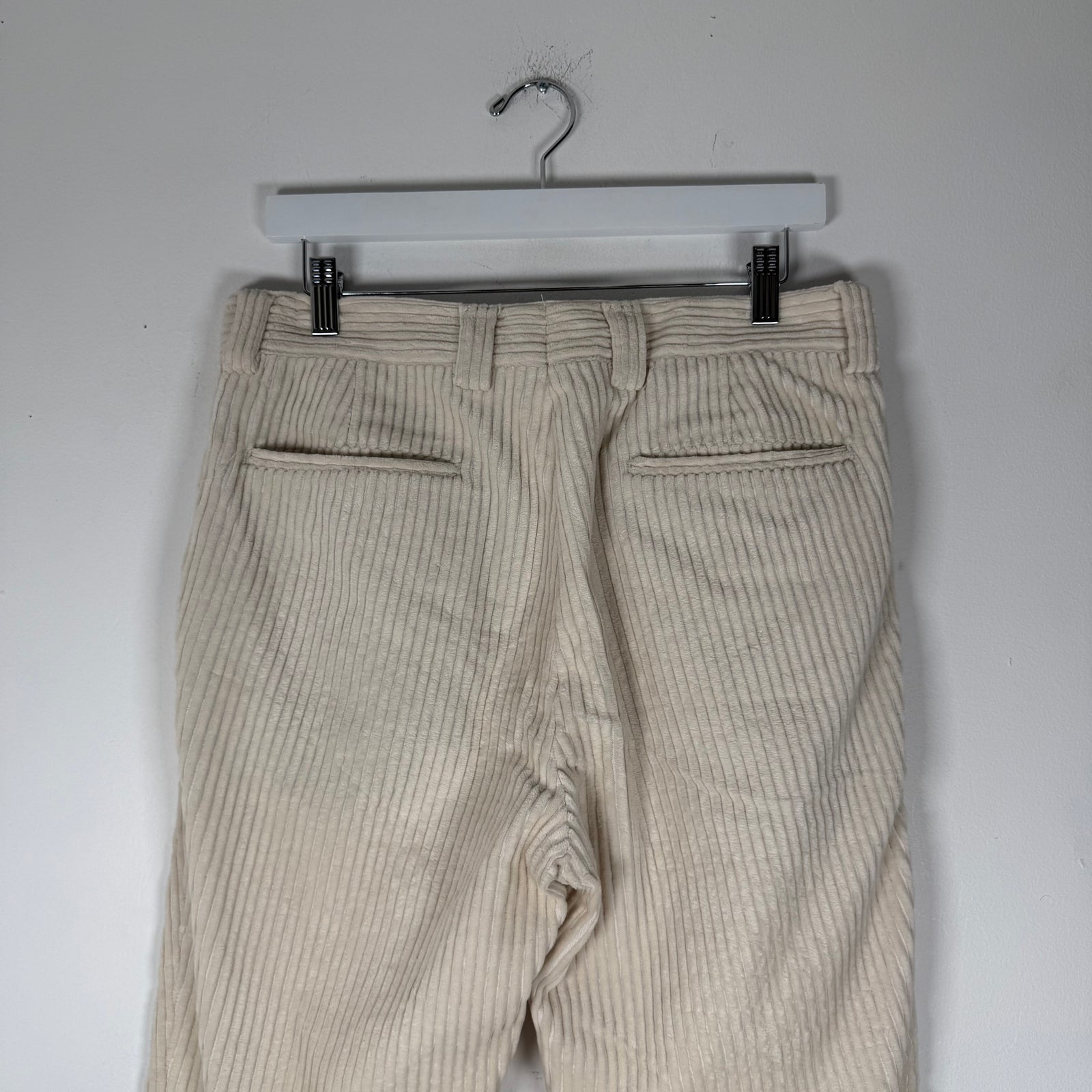 Brunello Cucinelli White Corduroy Slacks Size 31