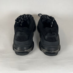 Balenciaga Black Triple S Sneakers Sz 42