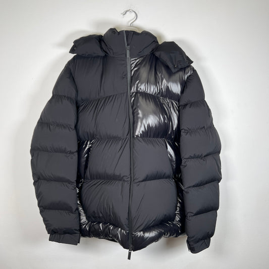 Moncler Black Puffer Back Logo Size 2XL