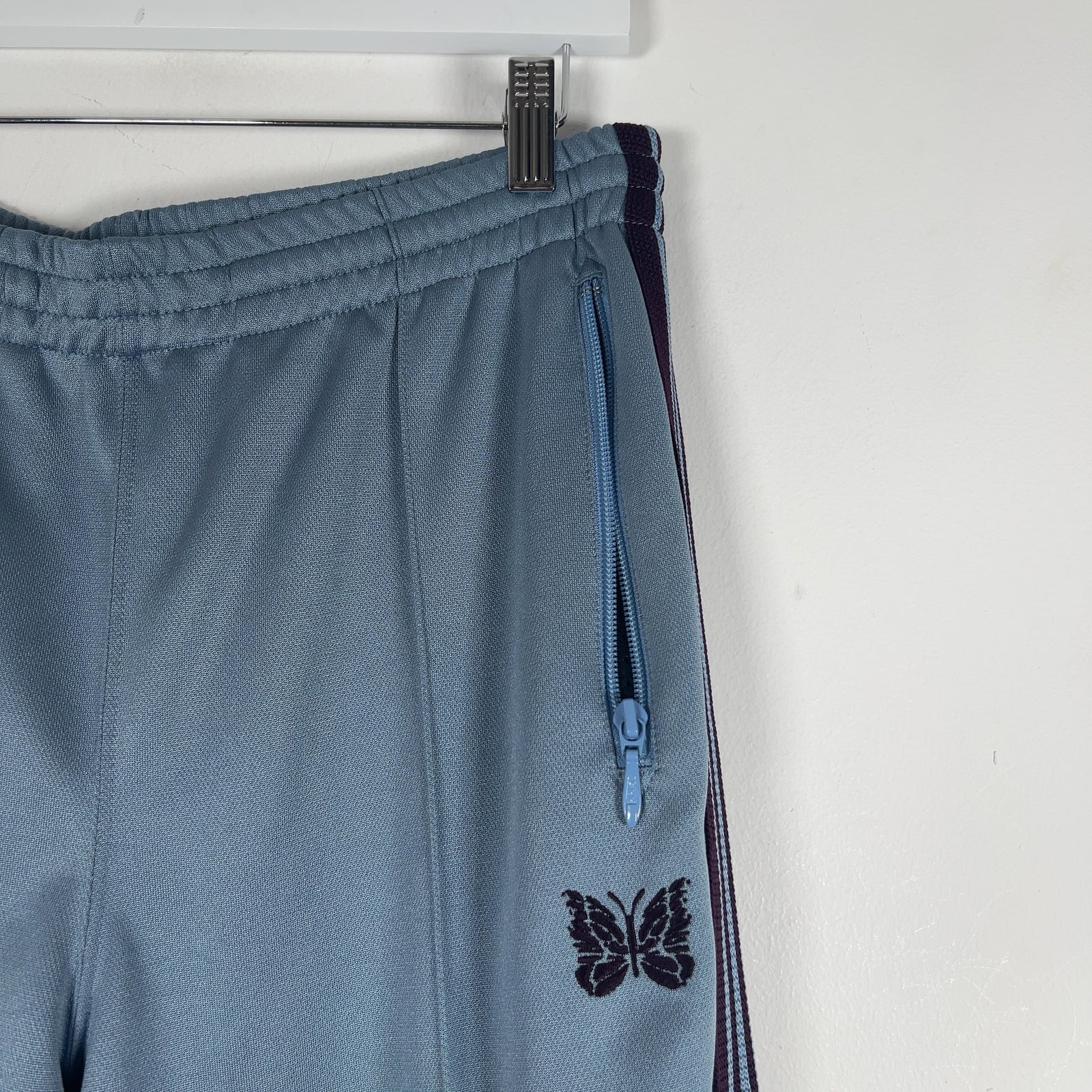Needles Narrow Blue/Brown Track Pants