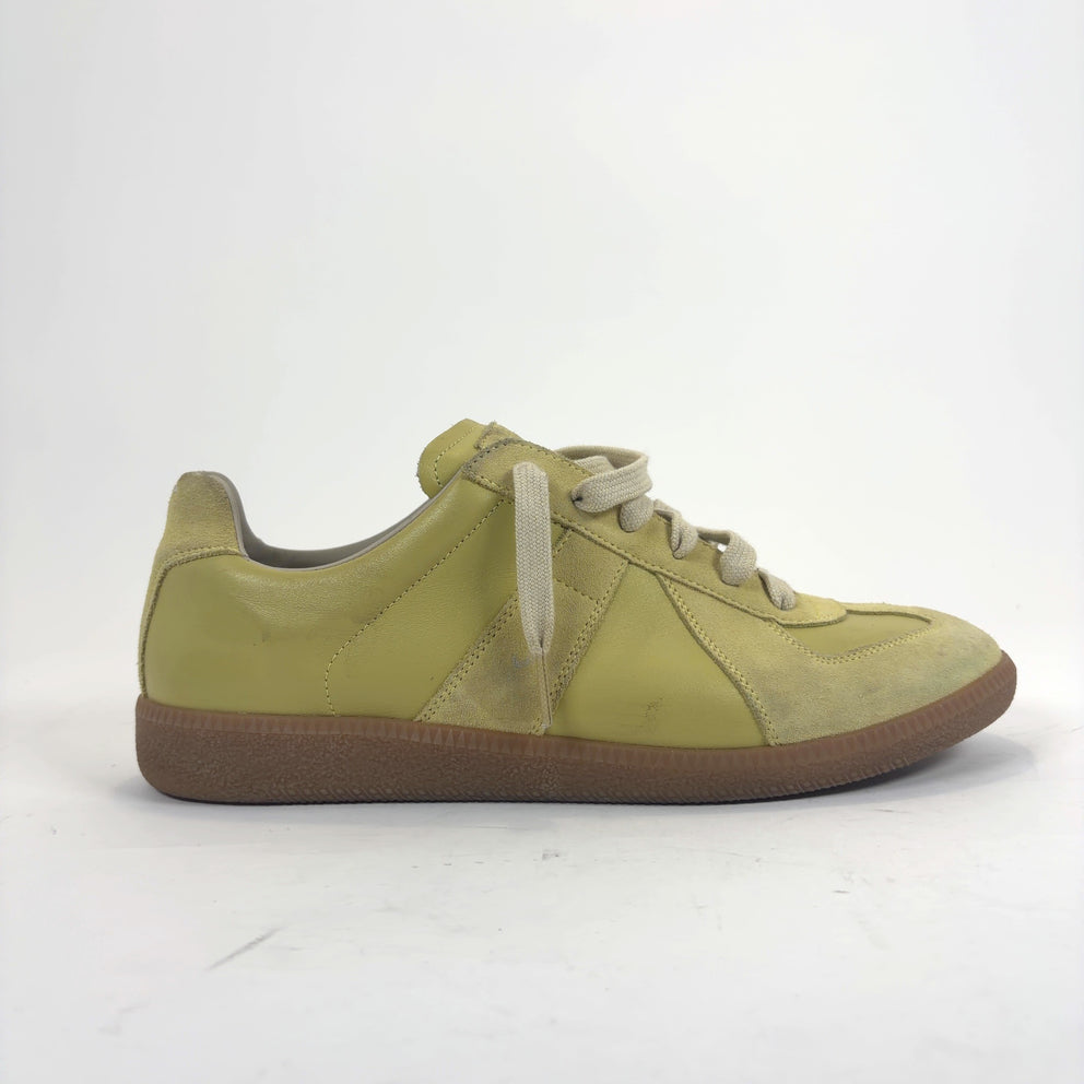Maison Margiela Yellow GATS Lowtop Sneakers