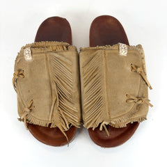 Visvim Suede Christo Shaman Fringed Sandals