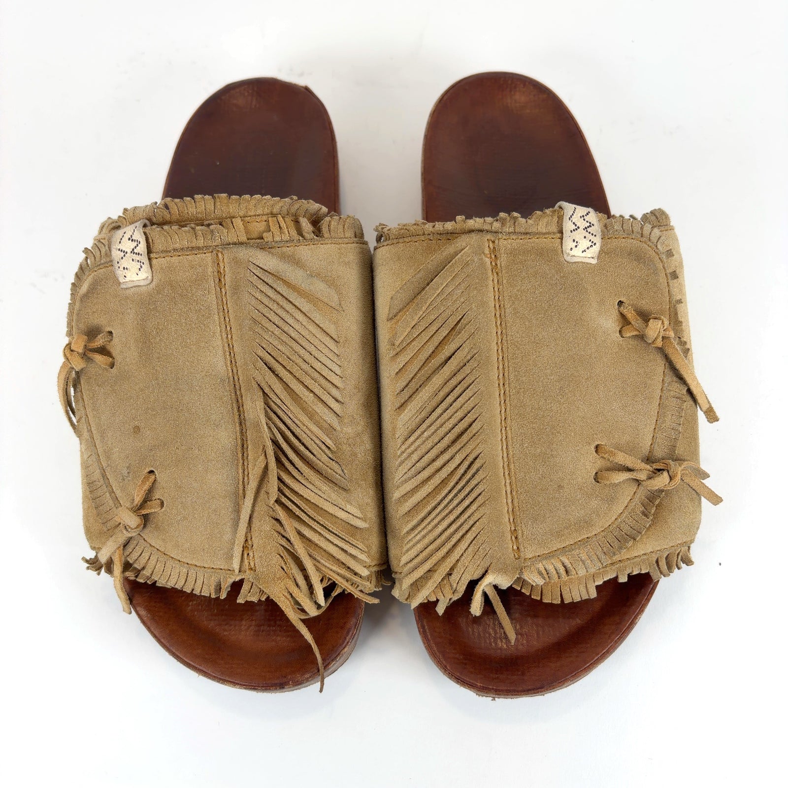 Visvim Suede Christo Shaman Fringed Sandals