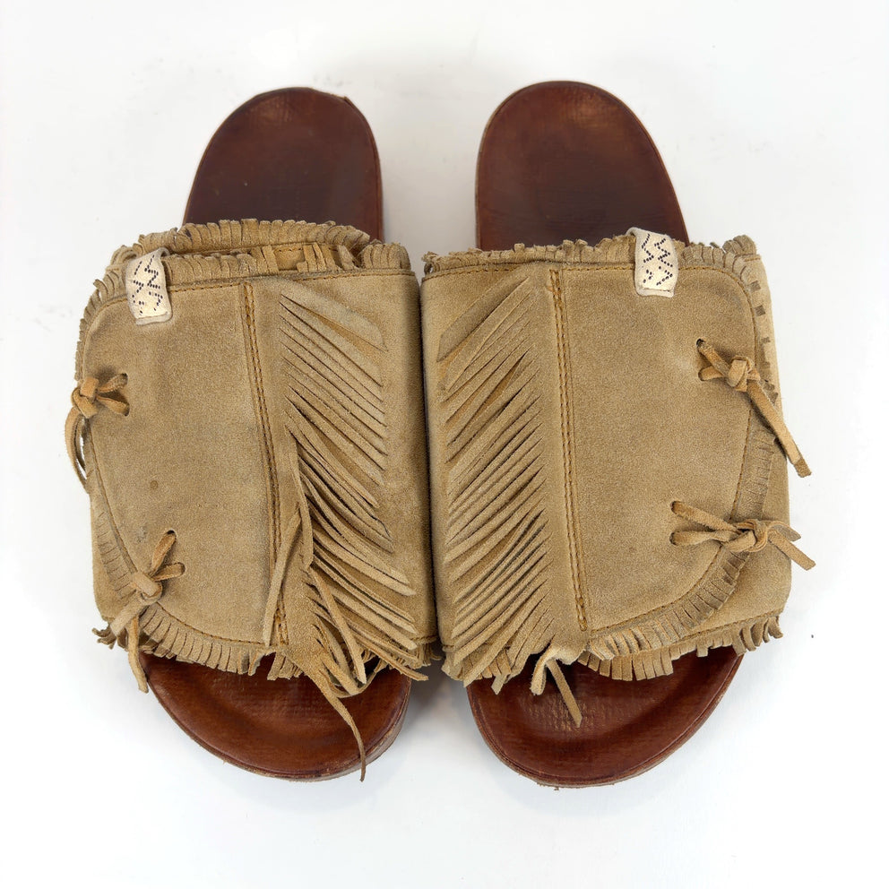 Visvim Suede Christo Shaman Fringed Sandals
