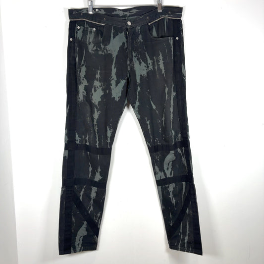 Dries Van Noten Tie Dye Bondage Jeans
