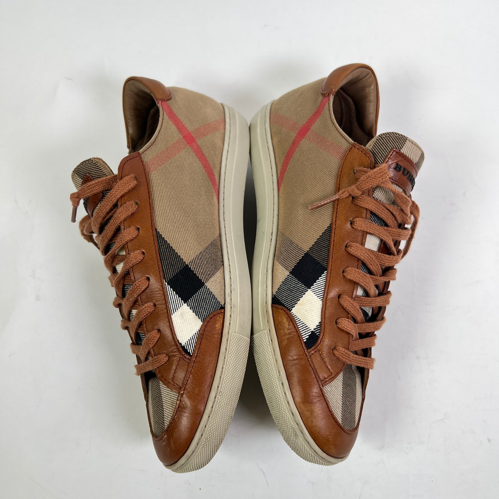 Burberry Check Canvas Low-Top Sneaker