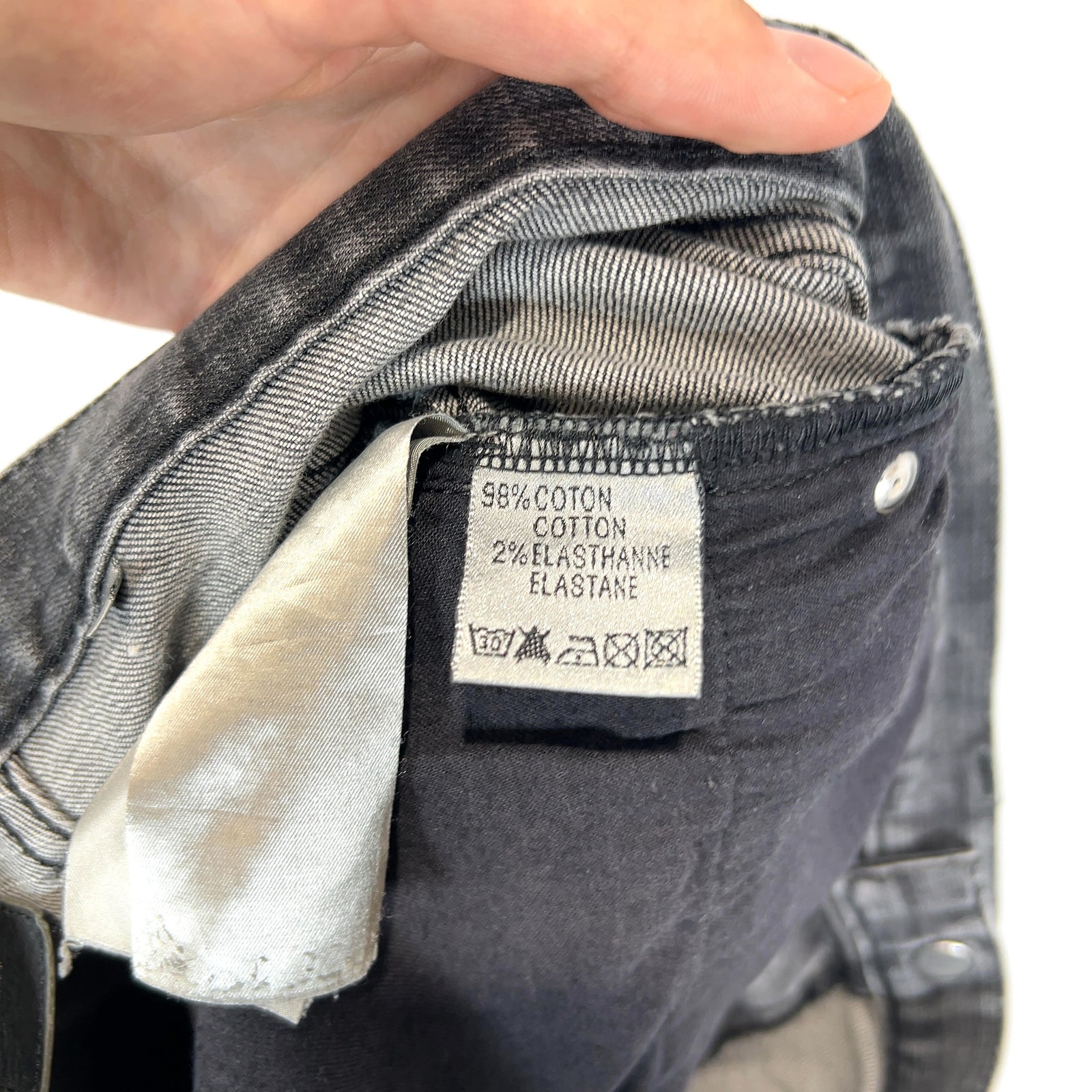 Dior SS11 Faded Whisker Skinny Jeans