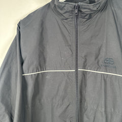 Balenciaga Logo Black Track Jacket Size XL