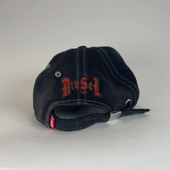 Diesel Military 'D' Logo Washed Denim Patch Hat