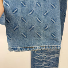 Who Decides War Blue 'Thread Plate' Denim Jeans Size 40