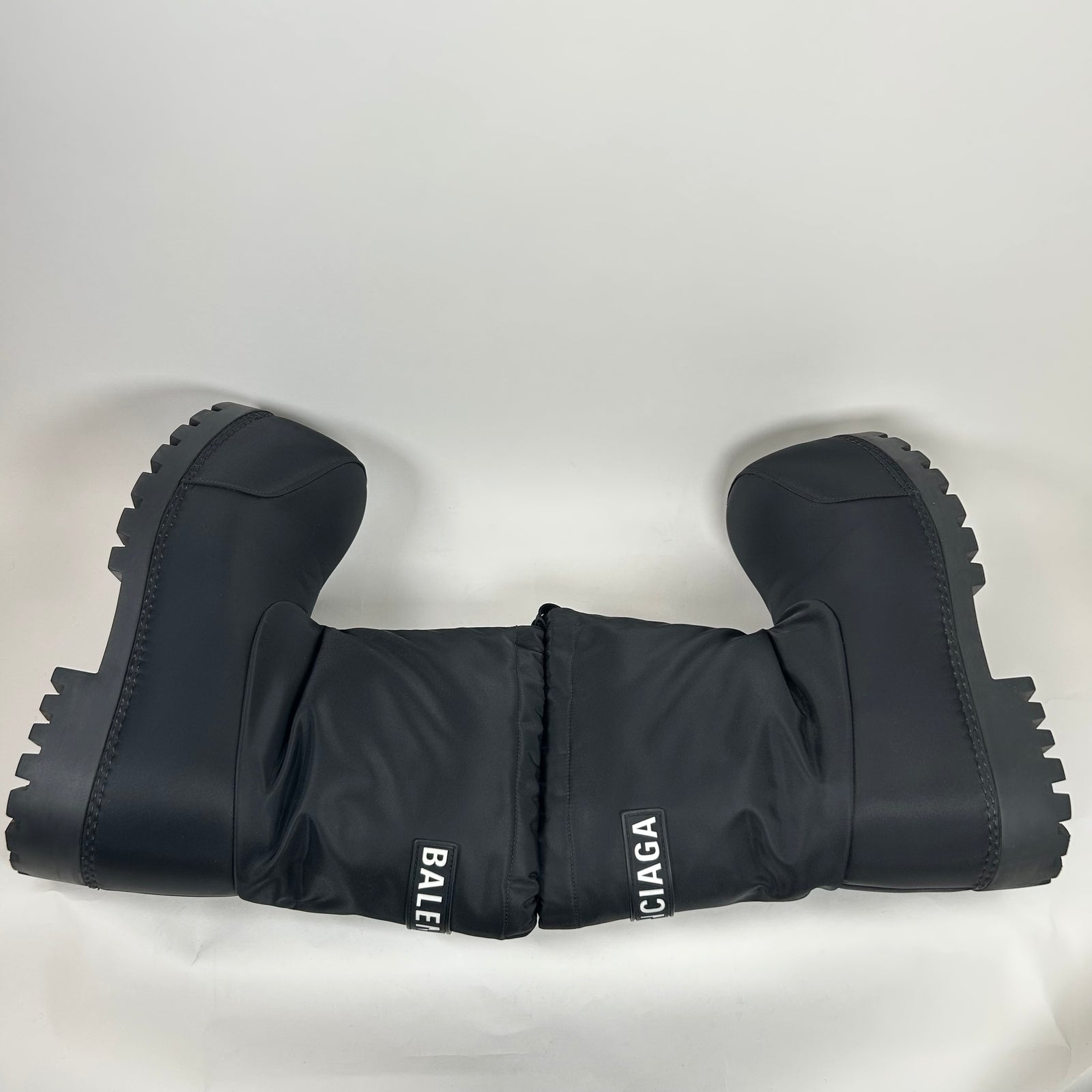 Balenciaga Black Alaska Nylon Boots OSFA