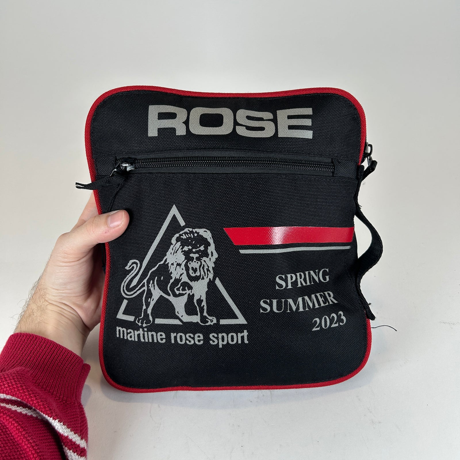 Martine Rose Sport Logo Foldable Duffle Bag