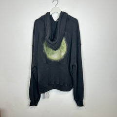 Off-White Grey Super Moon Hoodie Size L