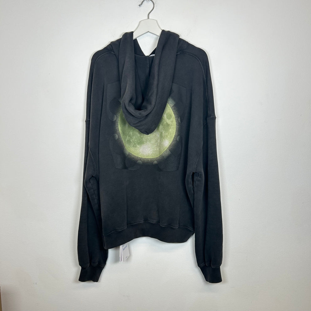 Off-White Grey Super Moon Hoodie Size L