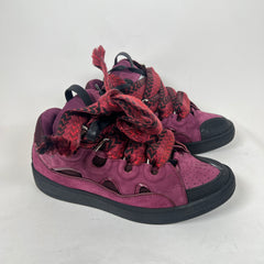 Lanvin Burgundy Curb Sneaker Size 41