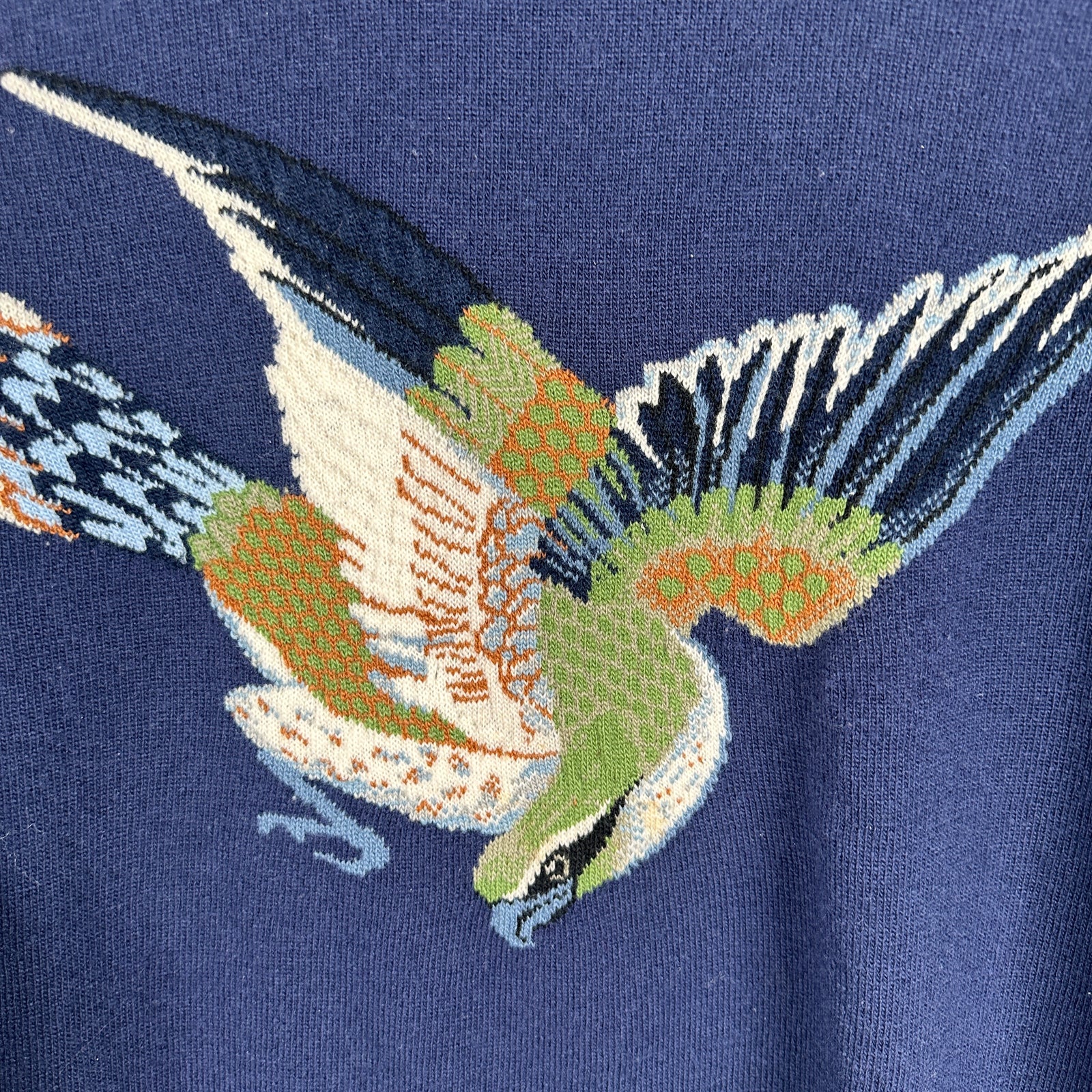 Gucci Eagle Navy Knit Size M