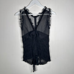 Dolce Gabbana Flower Lace Top Size M