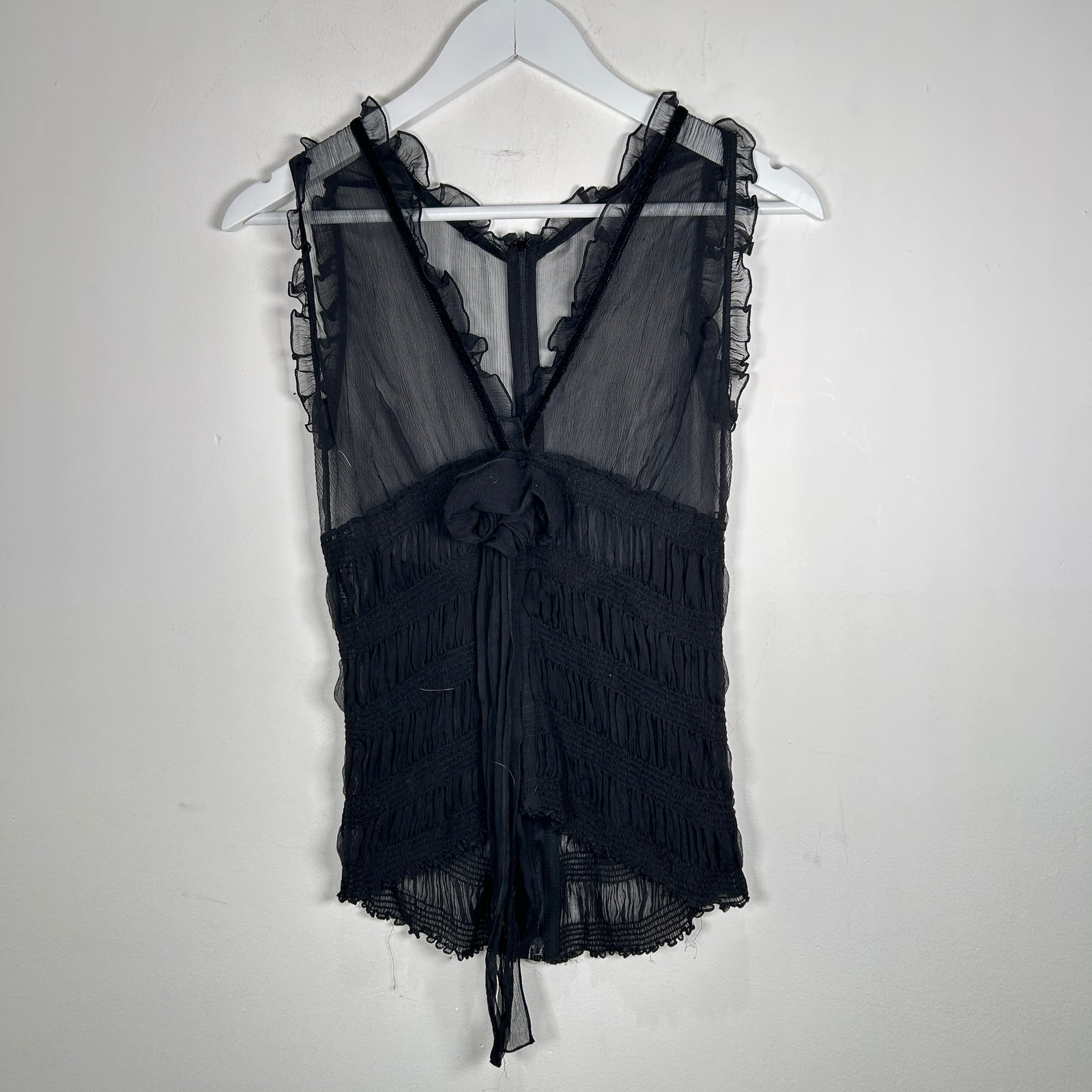 Dolce Gabbana Flower Lace Top Size M
