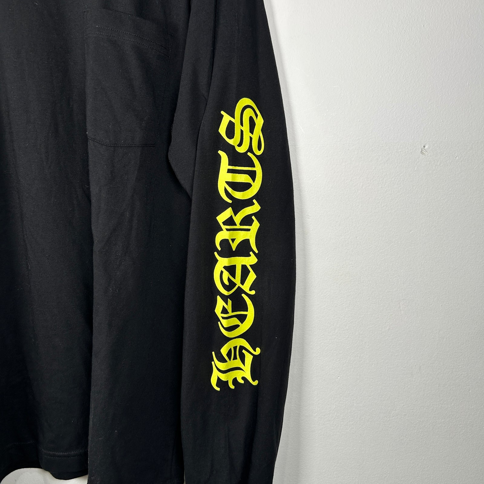 Chrome Hearts Yellow Spell Out Longsleeve Size XL