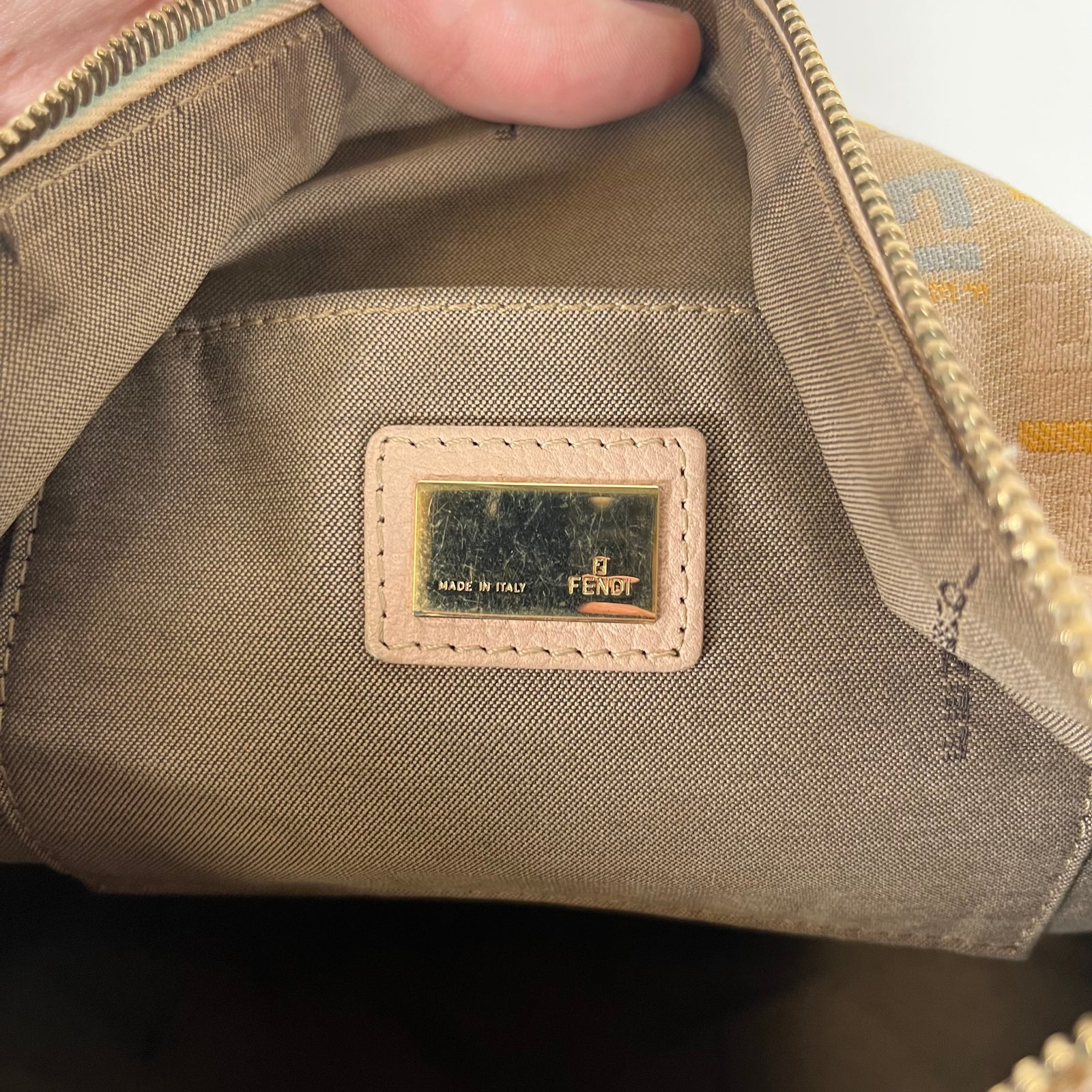 Fendi FF Monogram Pastelle Crossbody Bag