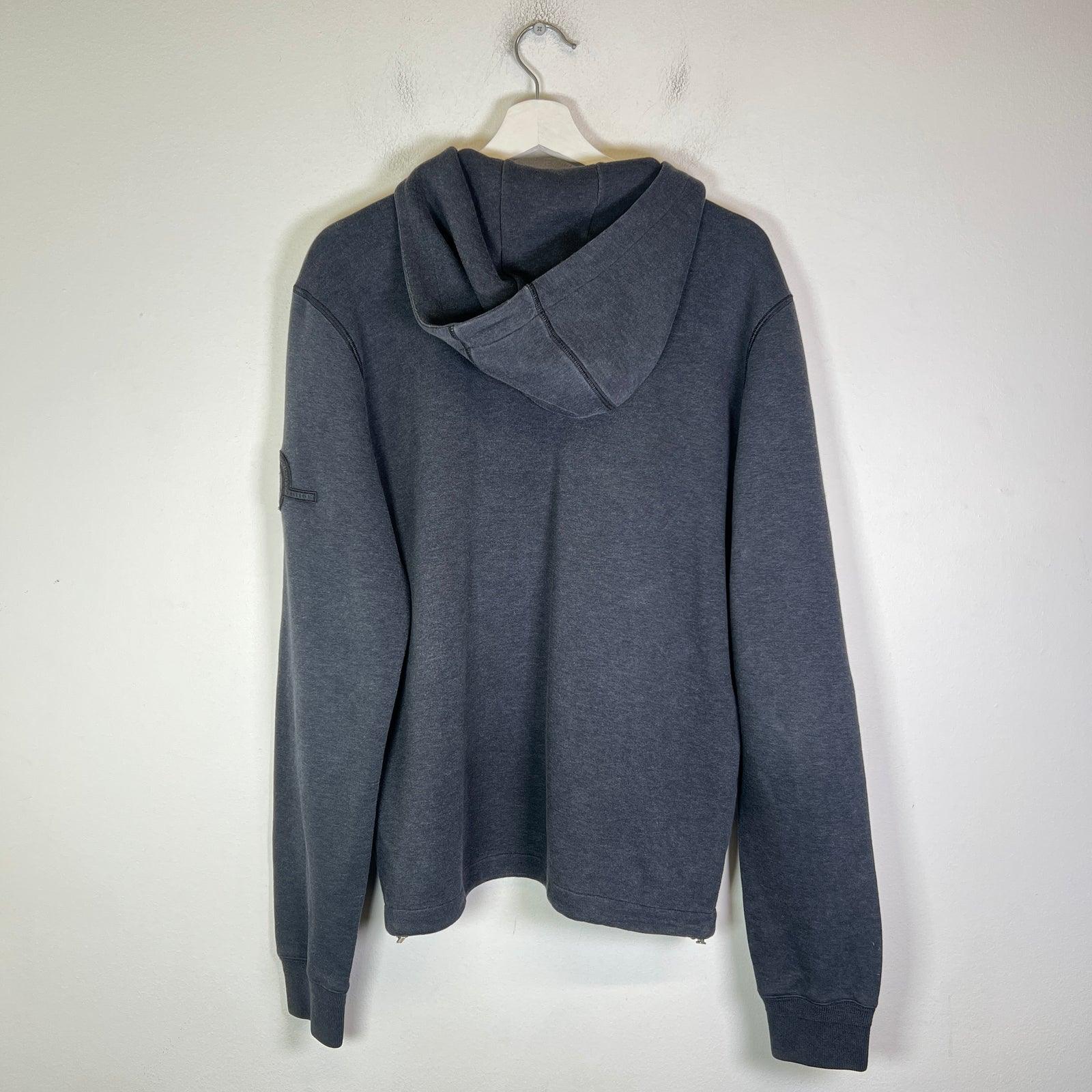 Louis Vuitton Vintage 'King Of Trunk Makers' Patch Zip-Up Hoodie