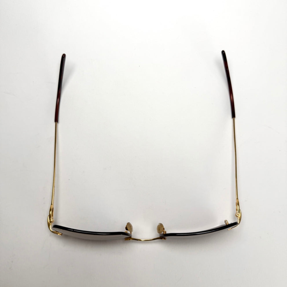 Cartier C Decor Ombre Lense Wire Frame Sunglasses