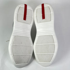 Prada White Patent Leather America Cups