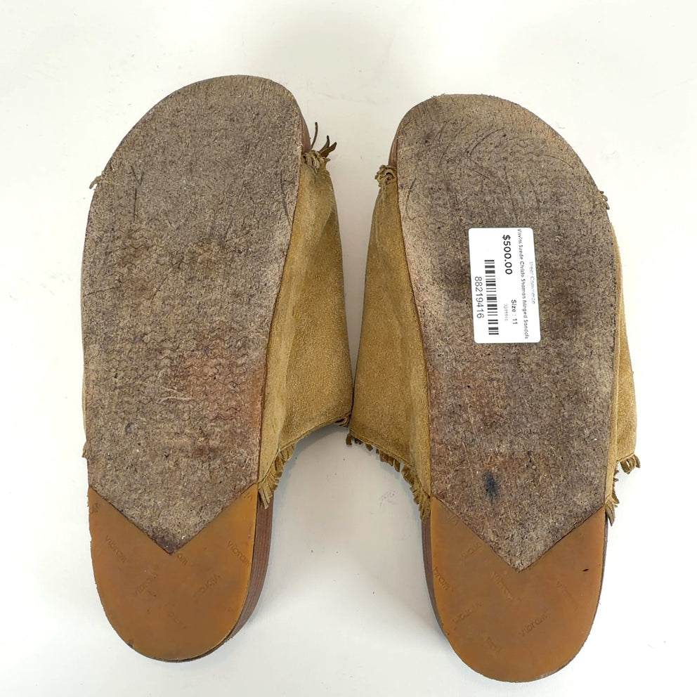 Visvim Suede Christo Shaman Fringed Sandals