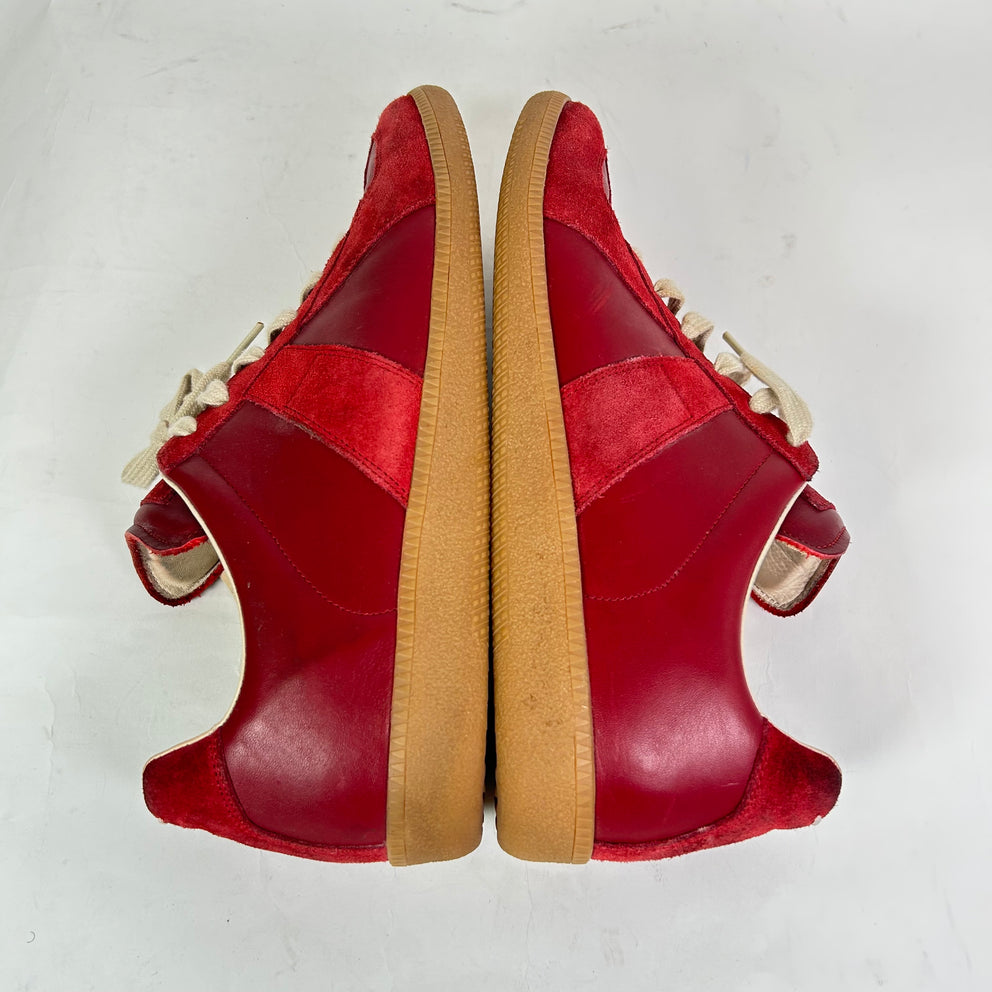 Maison Margiela Burgundy Red Replica Gats Size 45