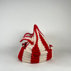 Charles Jeffrey Loverboy Red Striped Ears Beanie