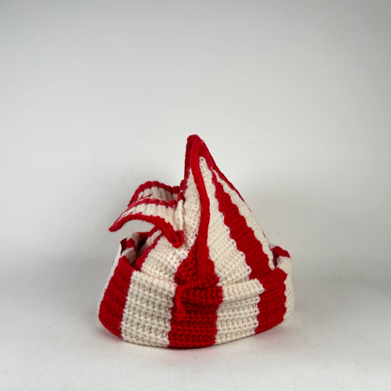 Charles Jeffrey Loverboy Red Striped Ears Beanie