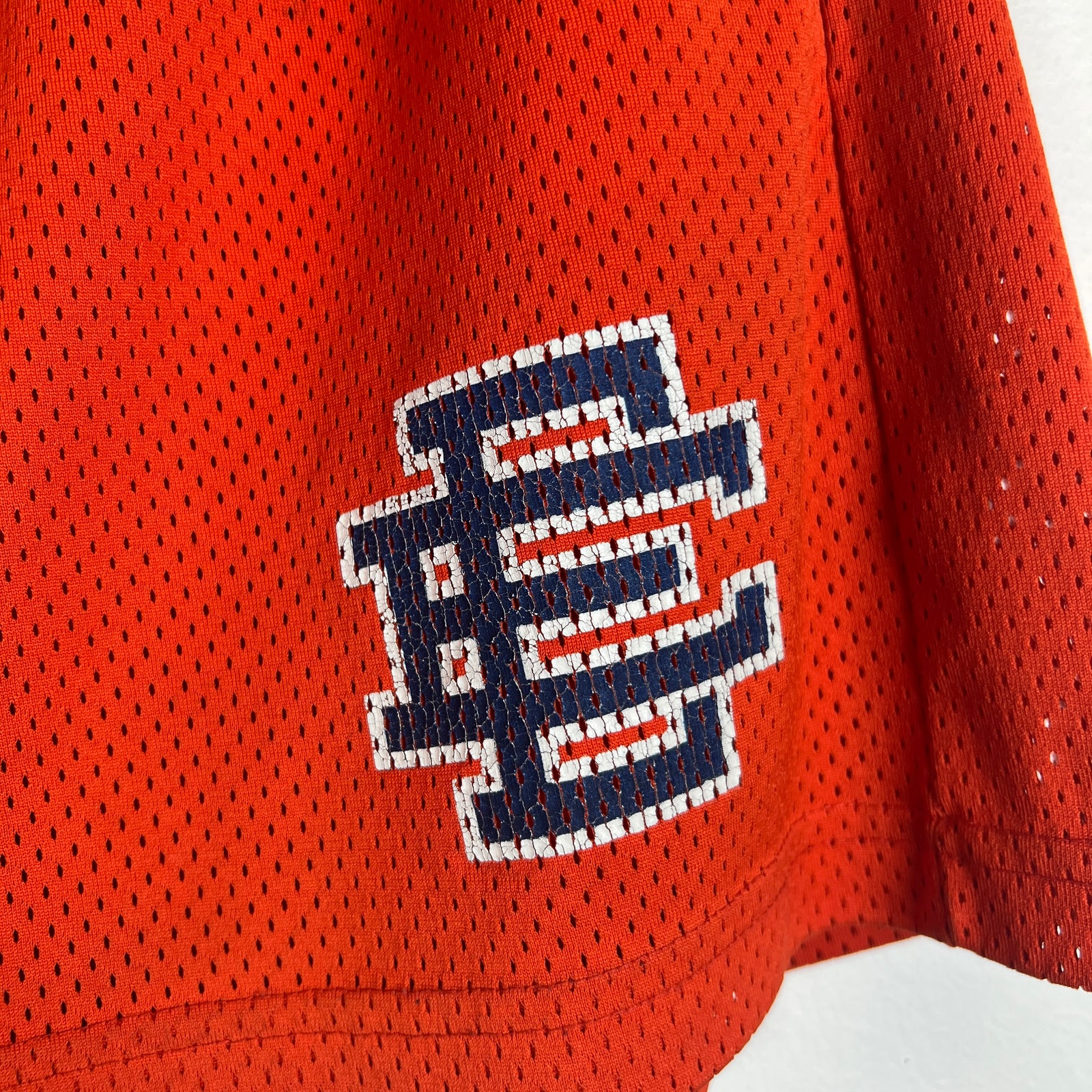 Eric Emanuel Orange EE Mesh Shorts Size XL