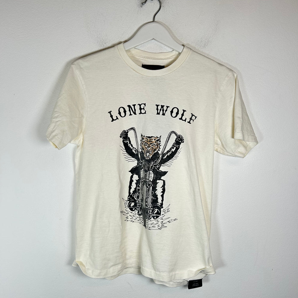 Gallery Dept Cream Lone Wolf T-Shirt Size S