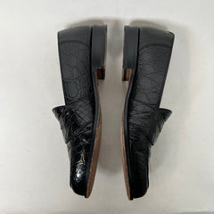 Maus & Hoffman Black Crocodile Loafers Size 9.5