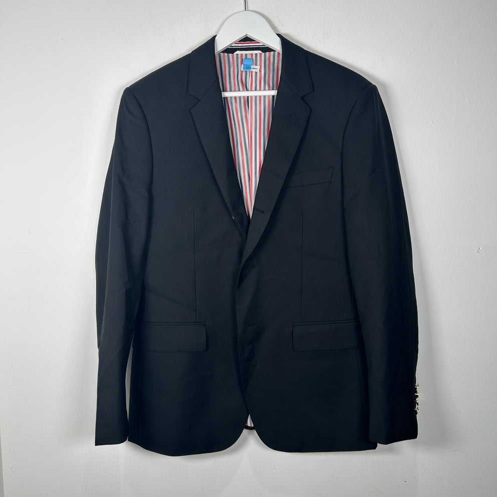 Thom Browne Black Wool Blazer Jacket Size 3