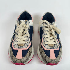 Gucci Multi Color GG Rhyton Sneaker Size 36